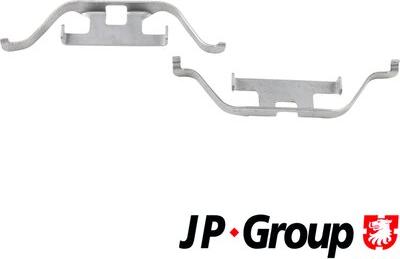 JP Group 1464004410 - Piederumu komplekts, Disku bremžu uzlikas ps1.lv