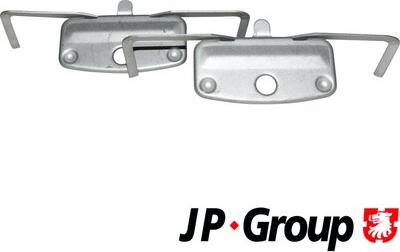JP Group 1463650510 - Piederumu komplekts, Disku bremžu uzlikas ps1.lv