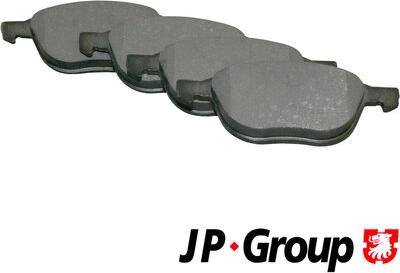 JP Group 1563600110 - Bremžu uzliku kompl., Disku bremzes ps1.lv