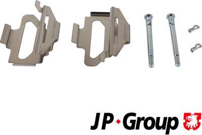 JP Group 1563750310 - Piederumu komplekts, Disku bremžu uzlikas ps1.lv