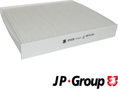 JP Group 1528100500 - Filtrs, Salona telpas gaiss ps1.lv