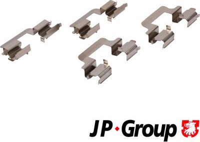 JP Group 1163750110 - Piederumu komplekts, Disku bremžu uzlikas ps1.lv