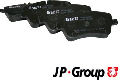 JP Group 1363600710 - Bremžu uzliku kompl., Disku bremzes ps1.lv