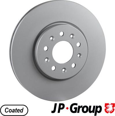 JP Group 1263107600 - Bremžu diski ps1.lv