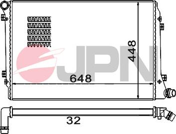 JPN 60C9062-JPN - Radiators, Motora dzesēšanas sistēma ps1.lv