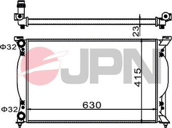 JPN 60C9004-JPN - Radiators, Motora dzesēšanas sistēma ps1.lv