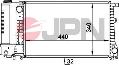 JPN 60C9007-JPN - Radiators, Motora dzesēšanas sistēma ps1.lv