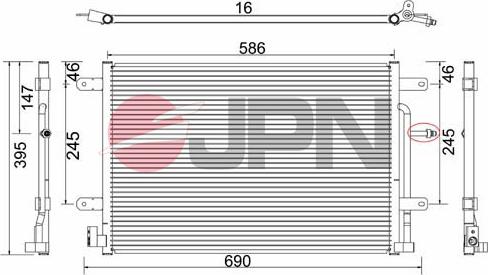 JPN 60C9078-JPN - Kondensators, Gaisa kond. sistēma ps1.lv