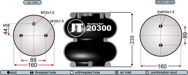 Juratek JAB20303E - Pneimoatsperes spilvens, Pneimopiekare ps1.lv