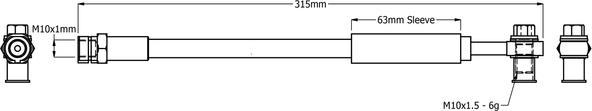 Juratek JBH1440 - Bremžu šļūtene ps1.lv