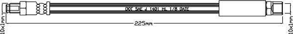 Juratek JBH1019 - Bremžu šļūtene ps1.lv