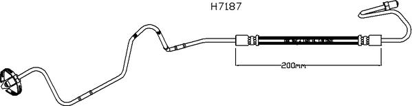 Juratek JBH1191L - Bremžu šļūtene ps1.lv