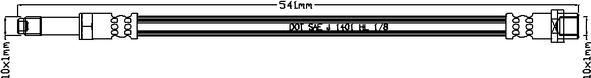 Juratek JBH1165 - Bremžu šļūtene ps1.lv