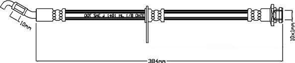 Juratek JBH1213 - Bremžu šļūtene ps1.lv