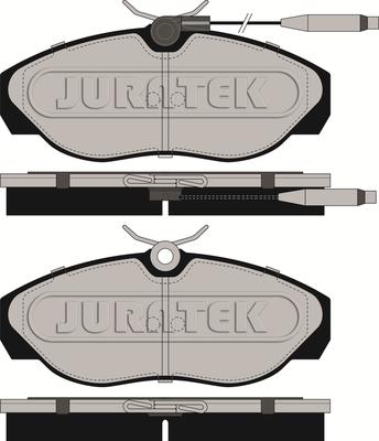 Juratek JCP967 - Bremžu uzliku kompl., Disku bremzes ps1.lv