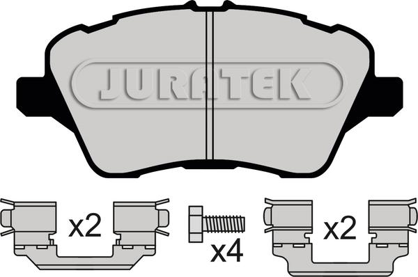 Juratek JCP4612 - Bremžu uzliku kompl., Disku bremzes ps1.lv