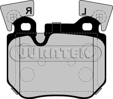 Juratek JCP071 - Bremžu uzliku kompl., Disku bremzes ps1.lv