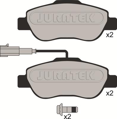 Juratek JCP1945 - Bremžu uzliku kompl., Disku bremzes ps1.lv