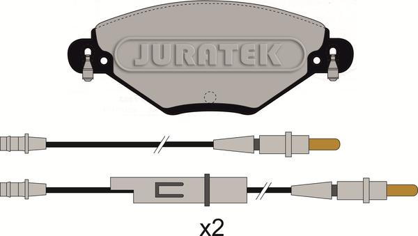 Juratek JCP1411 - Bremžu uzliku kompl., Disku bremzes ps1.lv