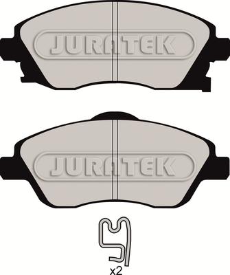 Juratek JCP1424 - Bremžu uzliku kompl., Disku bremzes ps1.lv