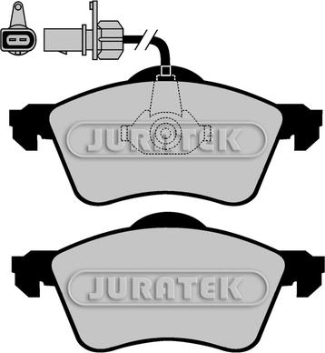 Juratek JCP1518 - Bremžu uzliku kompl., Disku bremzes ps1.lv