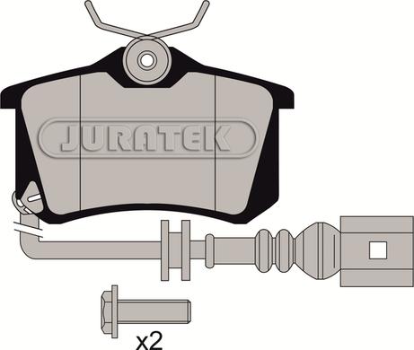 Juratek JCP1645 - Bremžu uzliku kompl., Disku bremzes ps1.lv