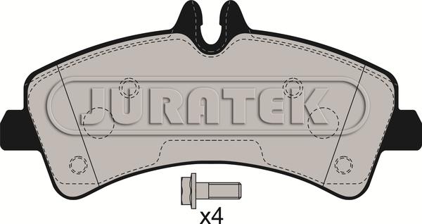 Juratek JCP124 - Bremžu uzliku kompl., Disku bremzes ps1.lv