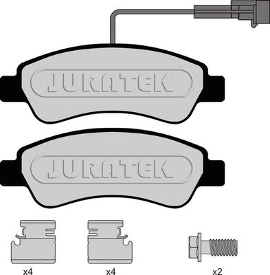 Juratek JCP8150 - Bremžu uzliku kompl., Disku bremzes ps1.lv