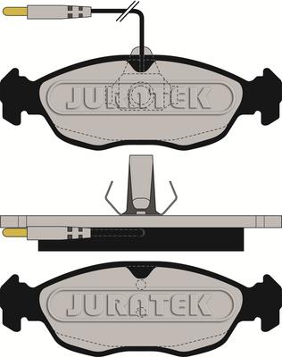 Juratek JCP876 - Bremžu uzliku kompl., Disku bremzes ps1.lv