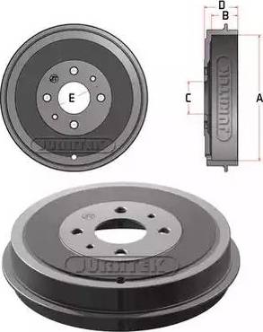 Juratek JDR014 - Bremžu trumulis ps1.lv