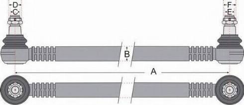 Juratek JSS1432 - Stūres šķērsstiepnis ps1.lv