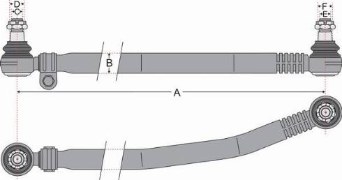 Juratek JSS1504A - Stūres šķērsstiepnis ps1.lv