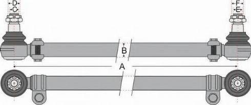 Juratek JSS1728 - Stūres šķērsstiepnis ps1.lv