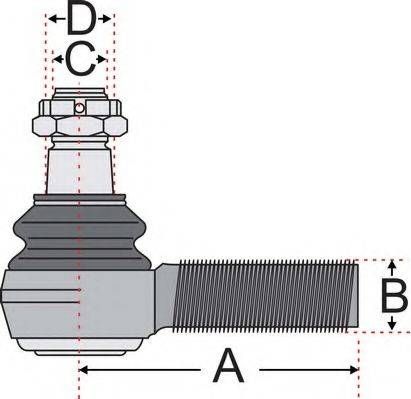 Juratek JSS2402 - Stūres šķērsstiepņa uzgalis ps1.lv