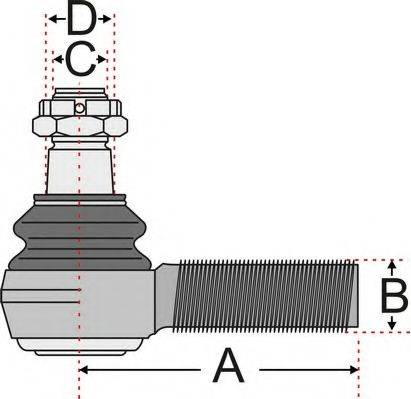 Juratek JSS2410 - Stūres šķērsstiepņa uzgalis ps1.lv