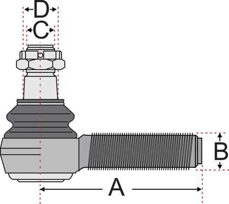 Juratek JSS2418A - Stūres šķērsstiepņa uzgalis ps1.lv