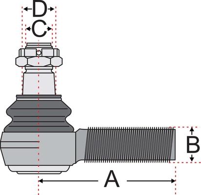 Juratek JSS2117A - Stūres šķērsstiepņa uzgalis ps1.lv