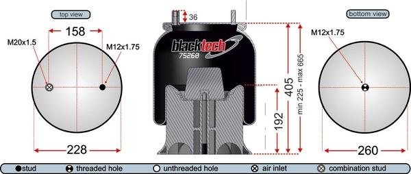 Juratek RML75260CP9 - Pneimoatsperes spilvens, Pneimopiekare ps1.lv