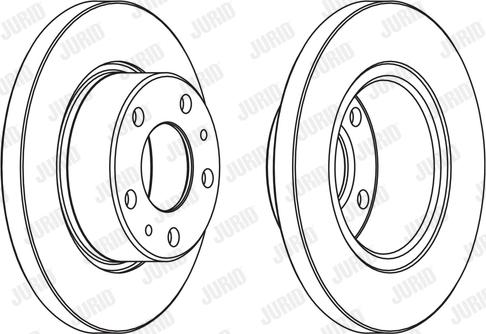 Jurid 569104J-1 - Bremžu diski ps1.lv