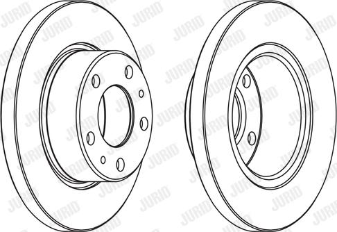 Jurid 569104J - Bremžu diski ps1.lv
