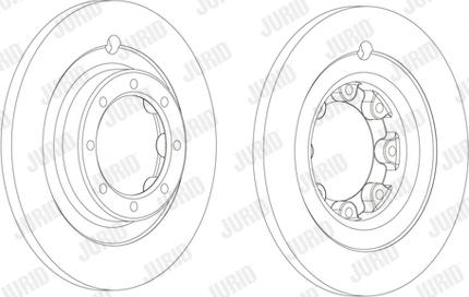 Jurid 569250J - Bremžu diski ps1.lv