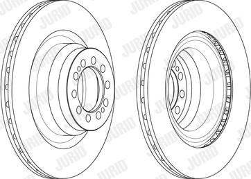 Jurid 569253J - Bremžu diski ps1.lv