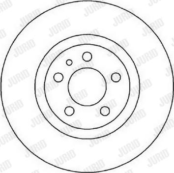 Jurid 561966J-1 - Bremžu diski ps1.lv