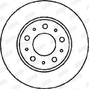 Jurid 561512J-1 - Bremžu diski ps1.lv