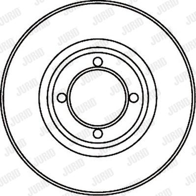 Jurid 561024J - Bremžu diski ps1.lv