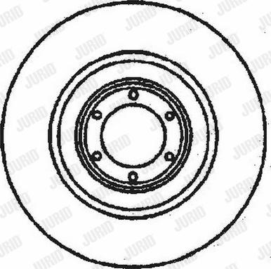 Jurid 561140J - Bremžu diski ps1.lv