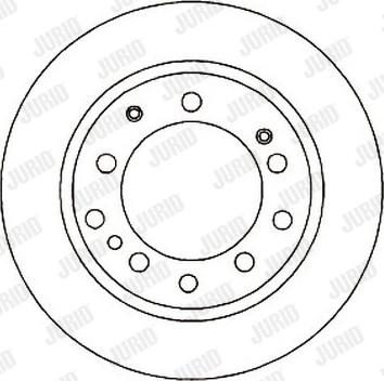Jurid 561295J - Bremžu diski ps1.lv