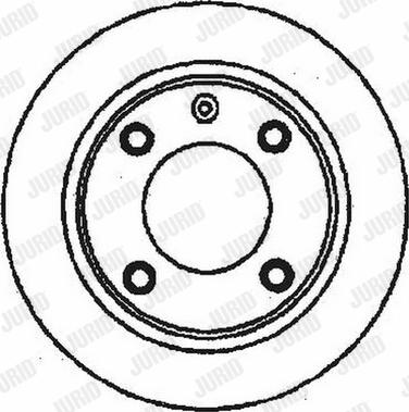 Jurid 561704J-1 - Bremžu diski ps1.lv