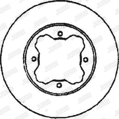 Jurid 561712J - Bremžu diski ps1.lv