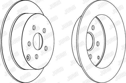 Jurid 563037JC - Bremžu diski ps1.lv